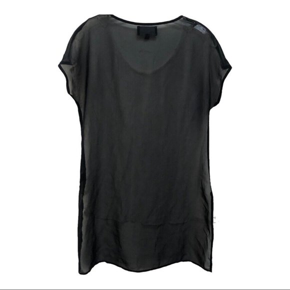 PJK Patterson J. Kincaid T-shirt, Black/White, Size L - Picture 2 of 4